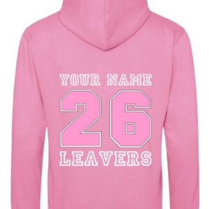 Sunnymede Primary School 2026 Leavers Hoodie - Pink
