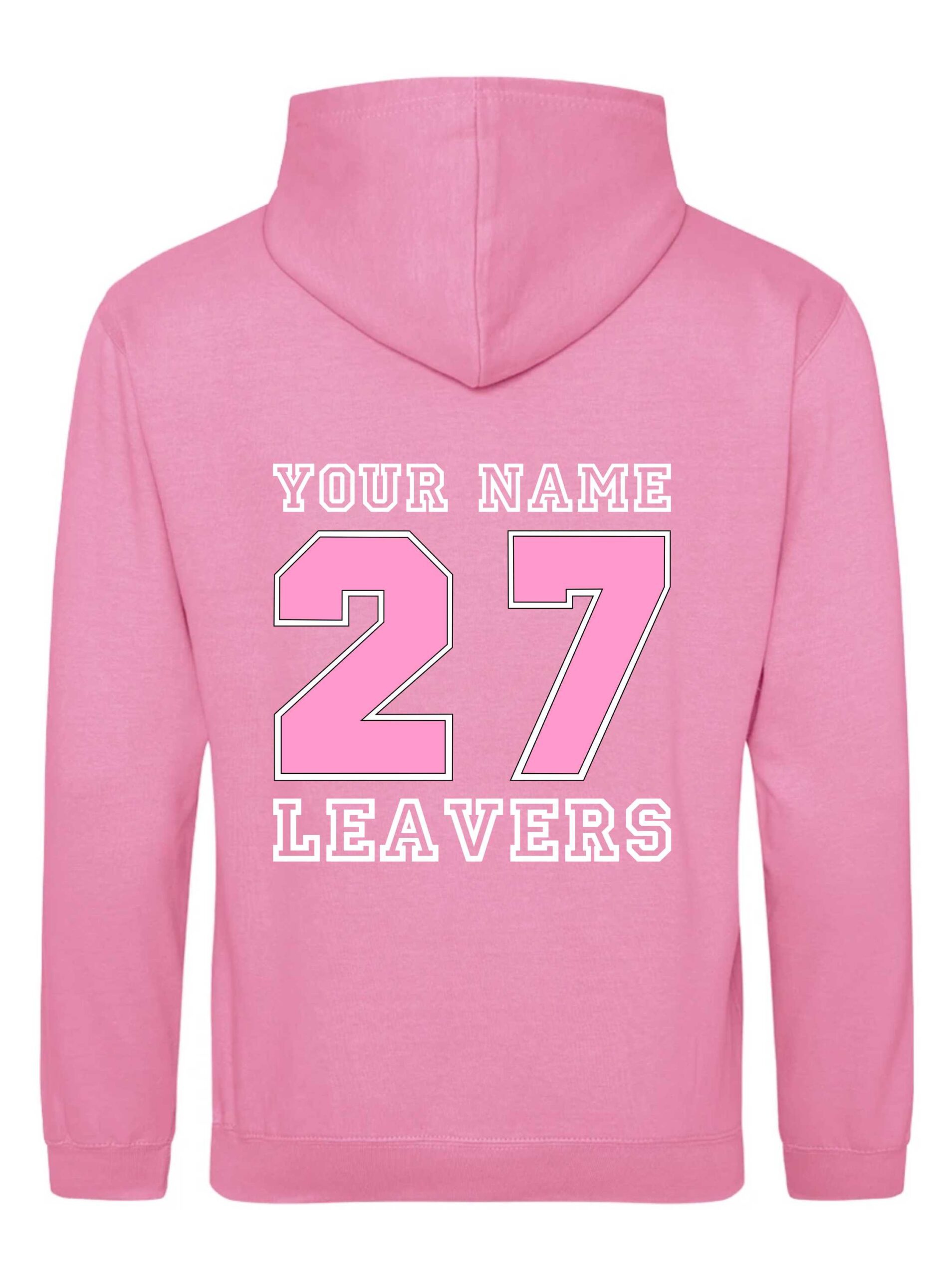 2027 Leavers - Pink - Back