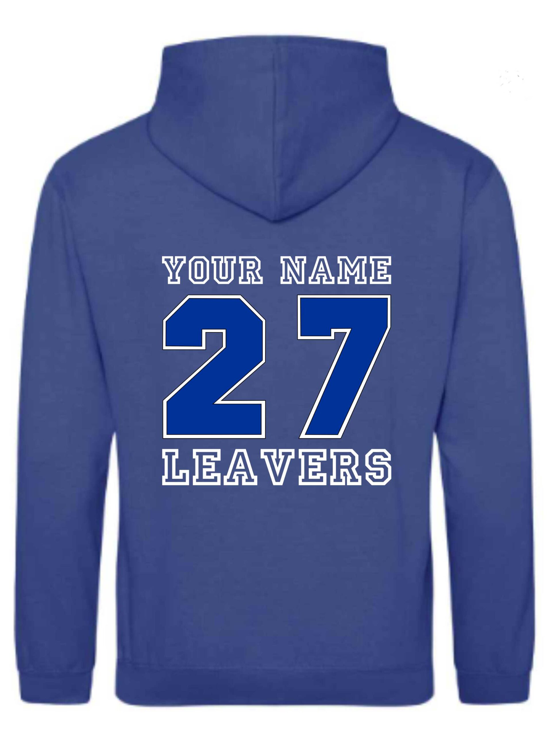 2027 Leavers - Royal - Back